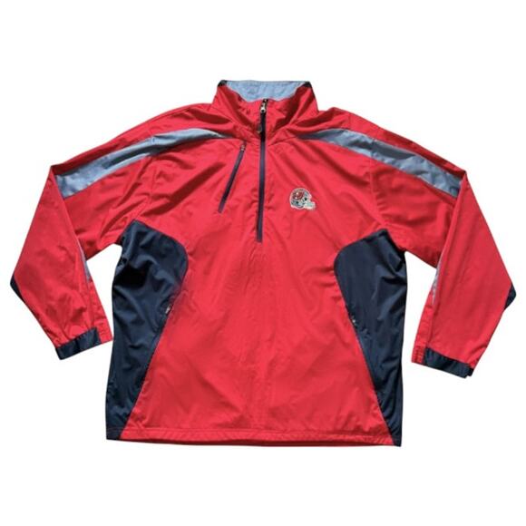 Antigua Red/Black Windbreaker | Size XXL - Picture 1 of 4